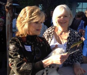 Lori Robinson and Jane Fonda