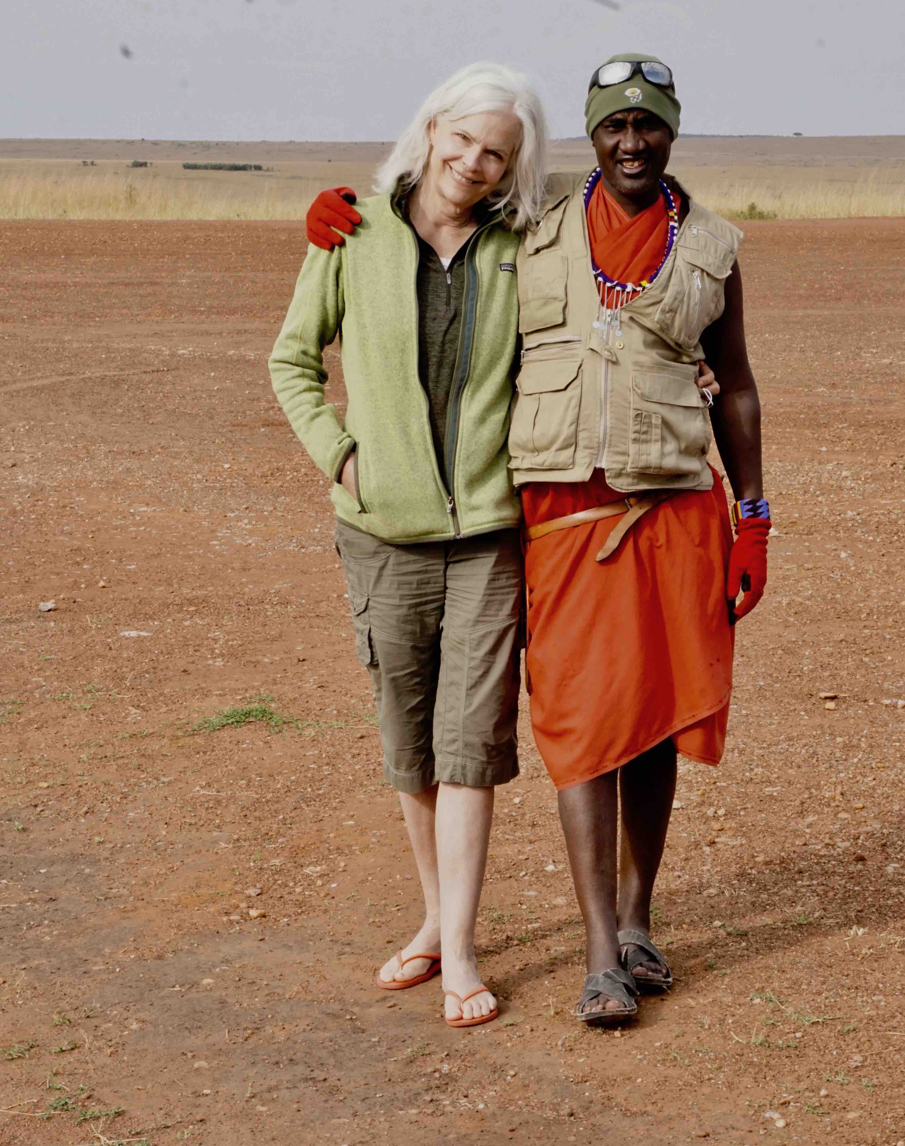 Lori Robinson leading safaris in the Maasai Mara